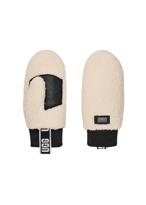 UGGfluff mitten with logo tape Nimbus UGG